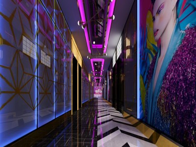 现代KTV3D模型下载